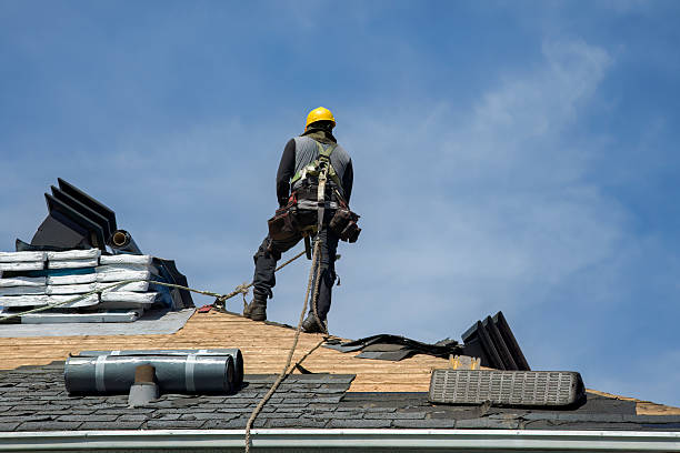 Professional Roofing technician working in Wellsville, PA